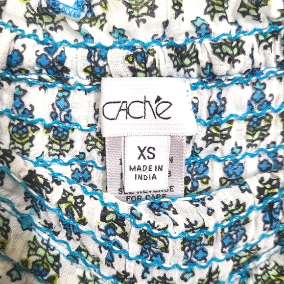 Cache Blue Skirt, Multi-patterned, Size XS Women - Picture 2 of 3